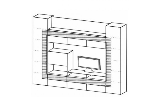 Стенка CUBE TARANKO CU-1